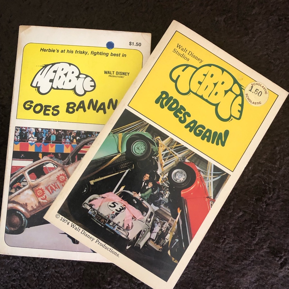 🎠Vintage Disney Herbie Book Bundle- 798 $30 or $25 w/offer